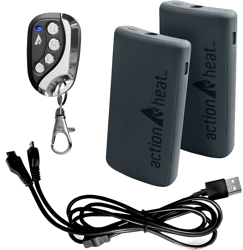 ActionHeat Cotton 3.7V Rechargeable Heated Socks