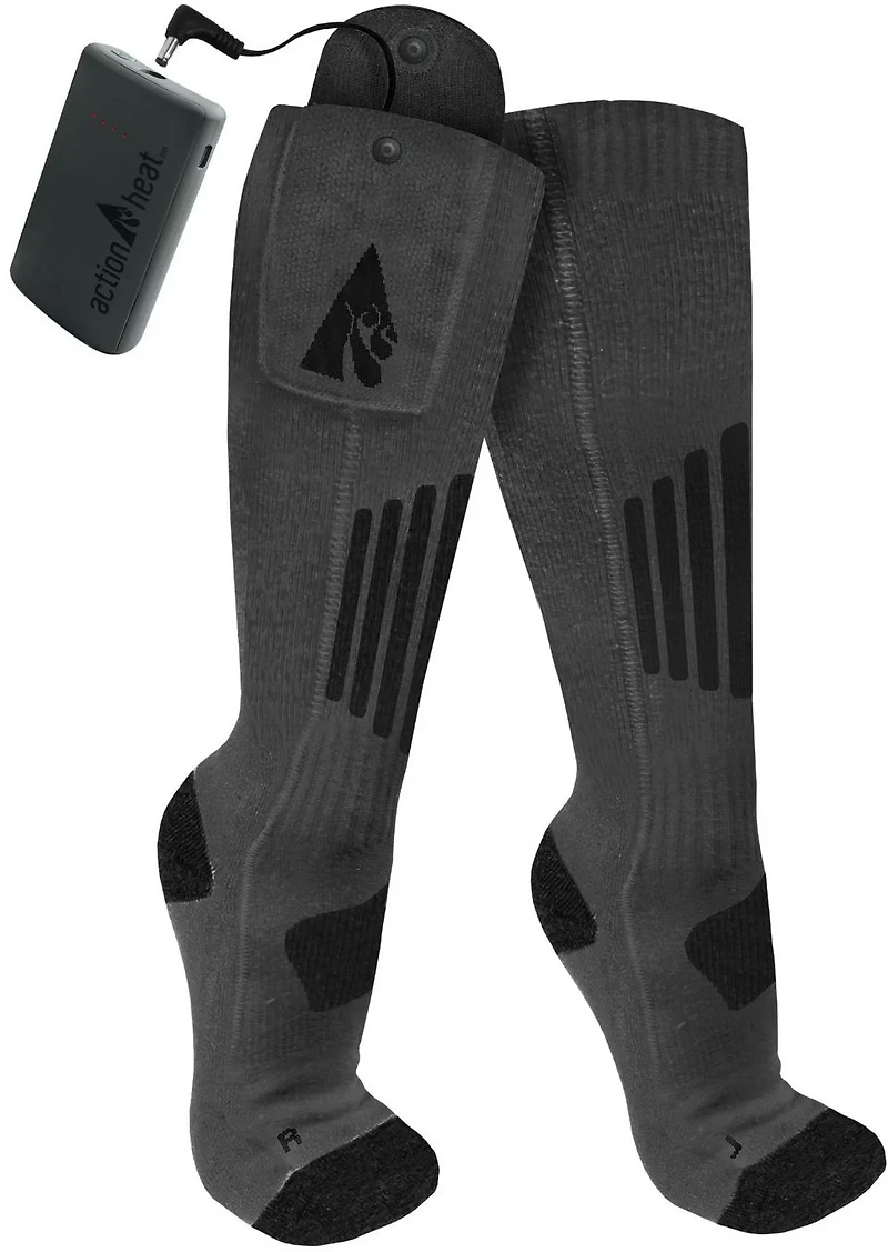 ActionHeat Wool 3.7V Rechargeable Heated Socks