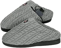 ActionHeat Adults' 5 Volt Battery-Heated Cable Knit Slippers