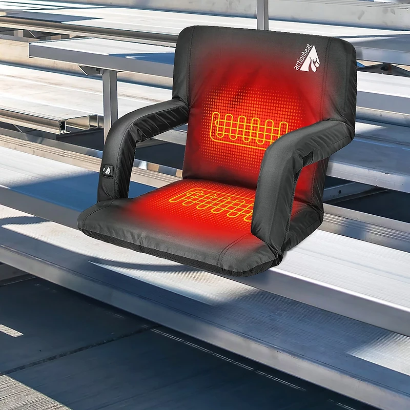 ActionHeat 5 Volt Battery-Heated Folding Bleacher Seat
