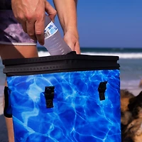 Dry Pocket Auto Sealing Double Lock Backpack Cooler