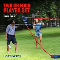 Triumph Patriotic Portable Badminton Set