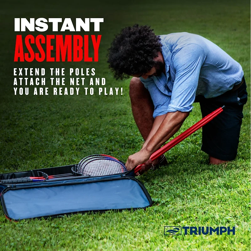 Triumph Patriotic Portable Badminton Set