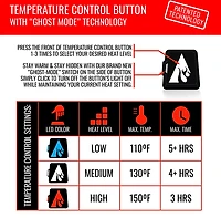 ActionHeat Adults' 5 Volt Battery-Heated House Slipper Socks