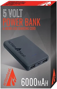 ActionHeat 5 Volt 6000mah Replacement Power Bank