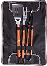 Picnic Time Cleveland Browns 3-Piece BBQ Tote and Grill Set