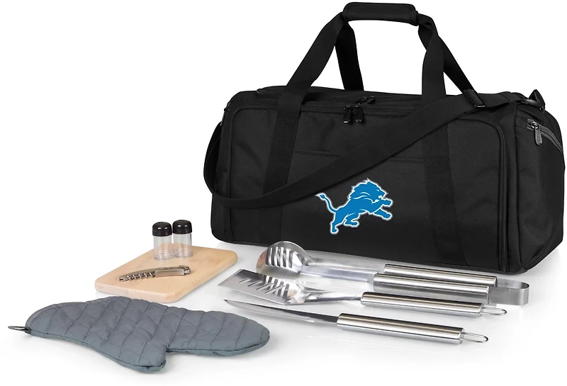 Picnic Time Detroit Lions BBQ Grill Set and Cooler Kit