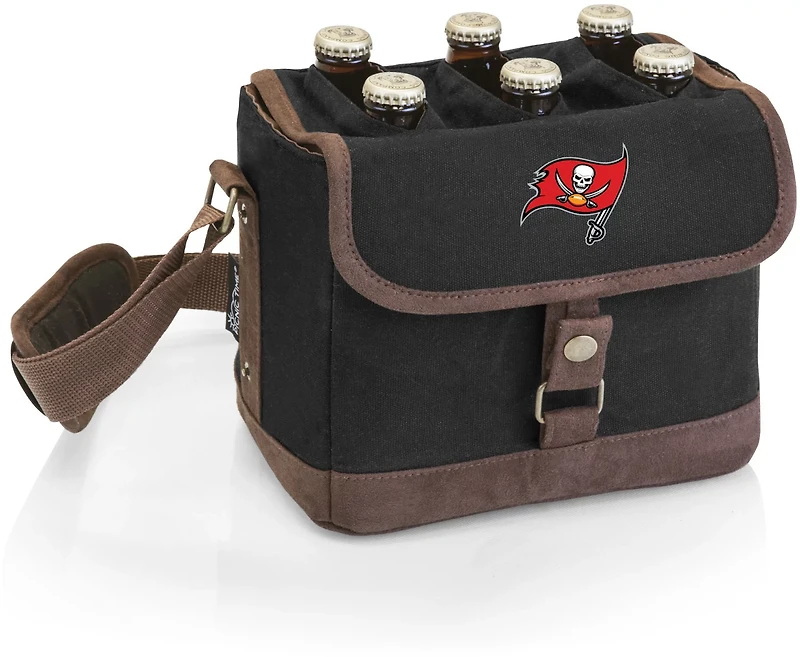 Picnic Time Tampa Bay Buccaneers Beer Caddy Cooler Tote with Opener