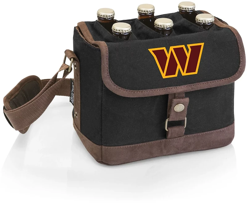 Picnic Time Washington Commanders Beer Caddy Cooler Tote with Opener