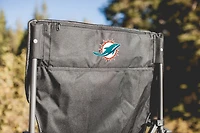 Picnic Time Miami Dolphins Logo Big Bear XXL Camp Chair with Cooler