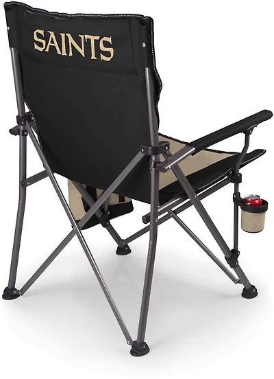 Picnic Time New Orleans Saints Team Big Bear XXL Camp Chair with Cooler