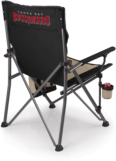 Picnic Time Tampa Bay Buccaneers Team Big Bear XXL Camp Chair with Cooler