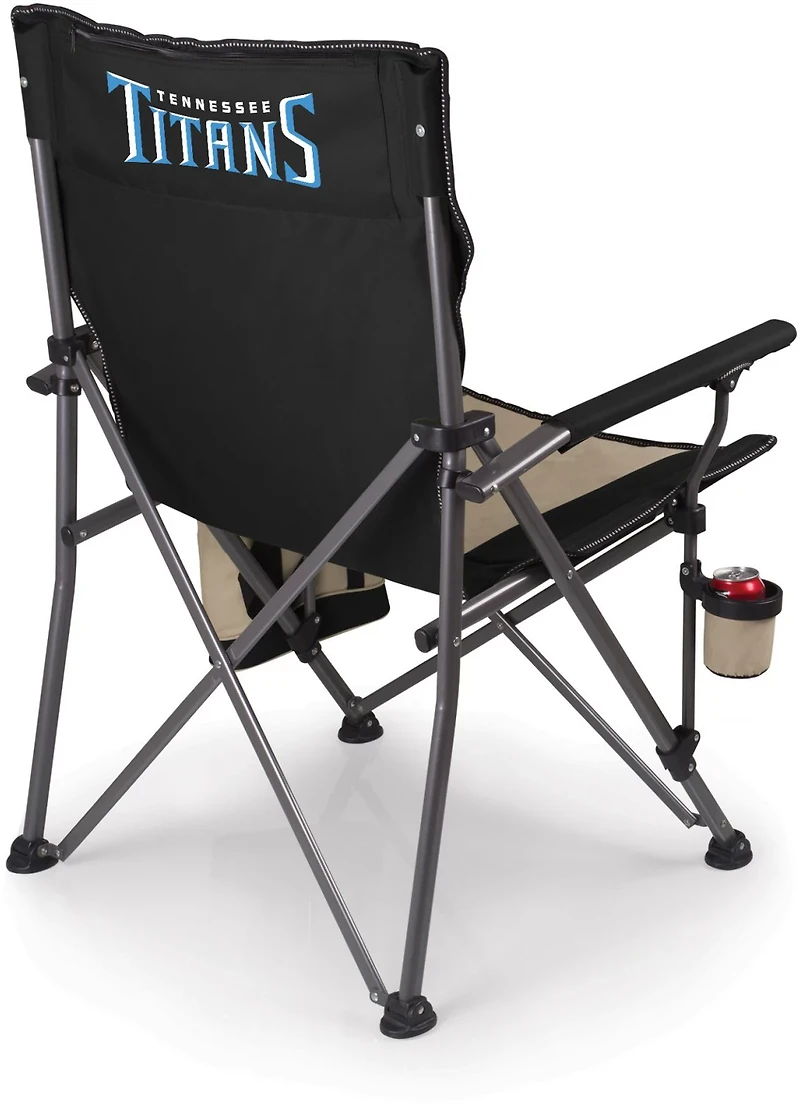 Picnic Time Tennessee Titans Team Big Bear XXL Camp Chair with Cooler