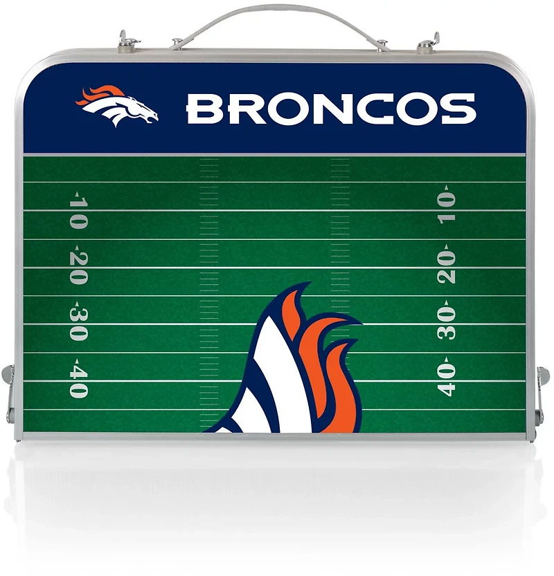Picnic Time Denver Broncos Mini Portable Folding Table