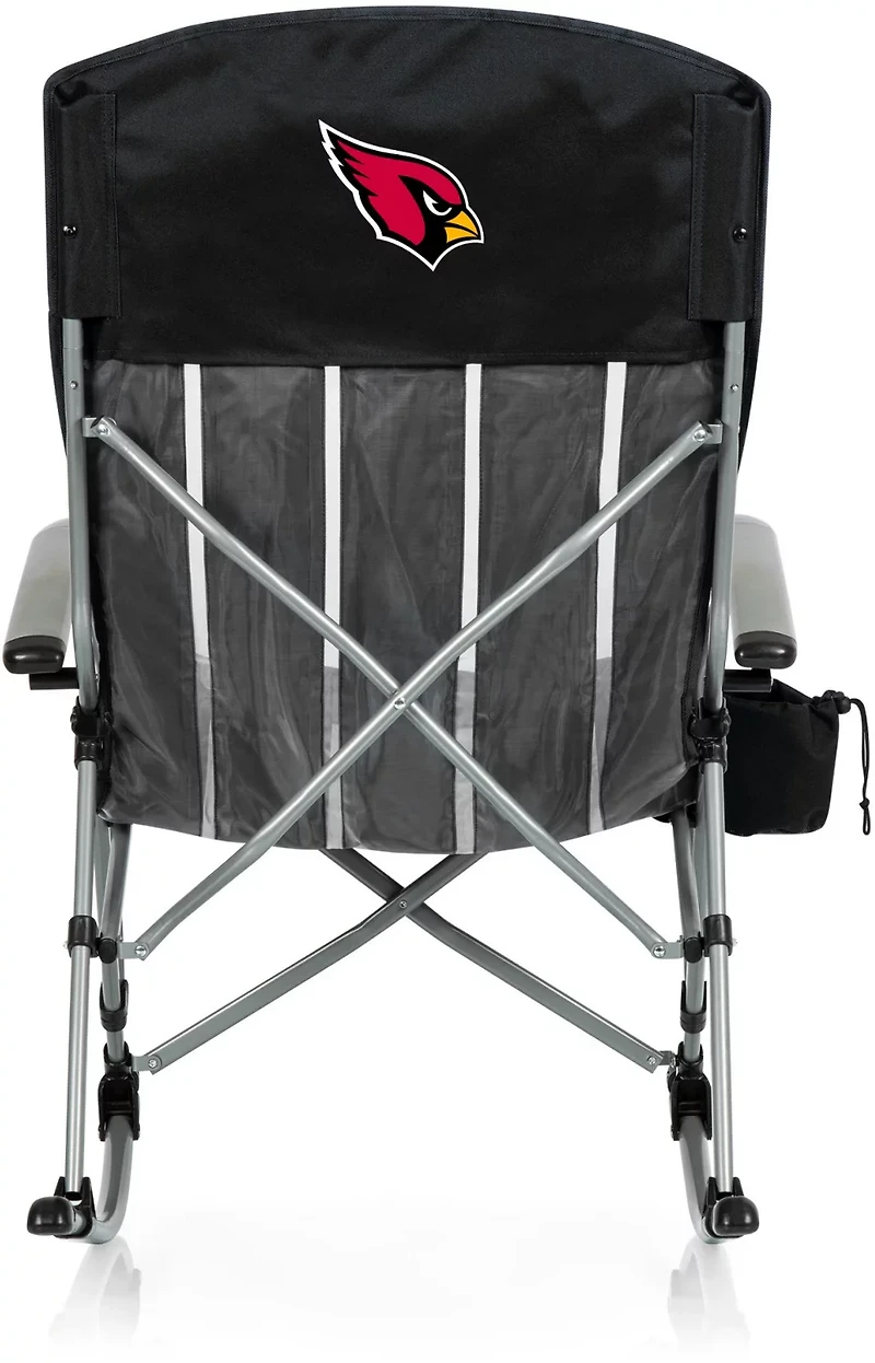 Picnic Time Arizona Cardinals Outdoor Rocking Camp Chair