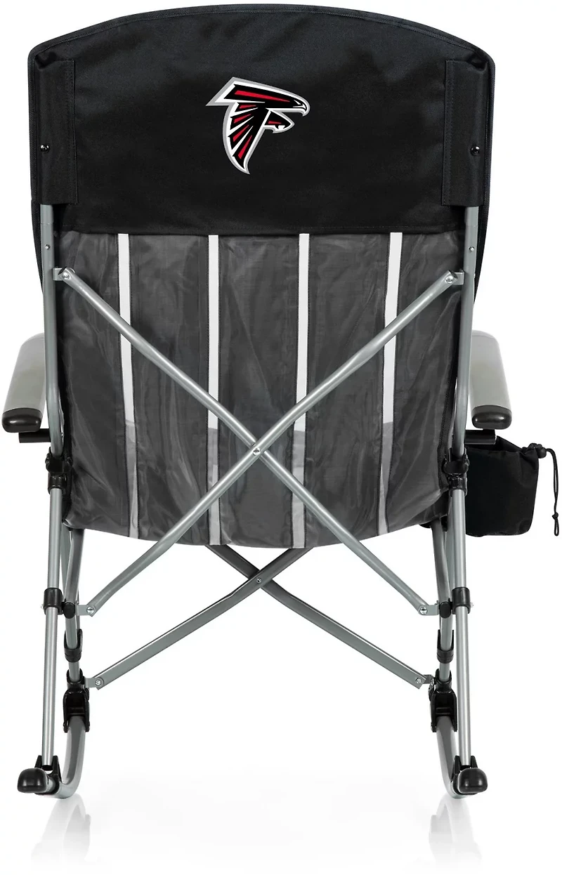 Picnic Time Atlanta Falcons Outdoor Rocking Camp Chair