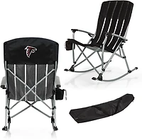 Picnic Time Atlanta Falcons Outdoor Rocking Camp Chair