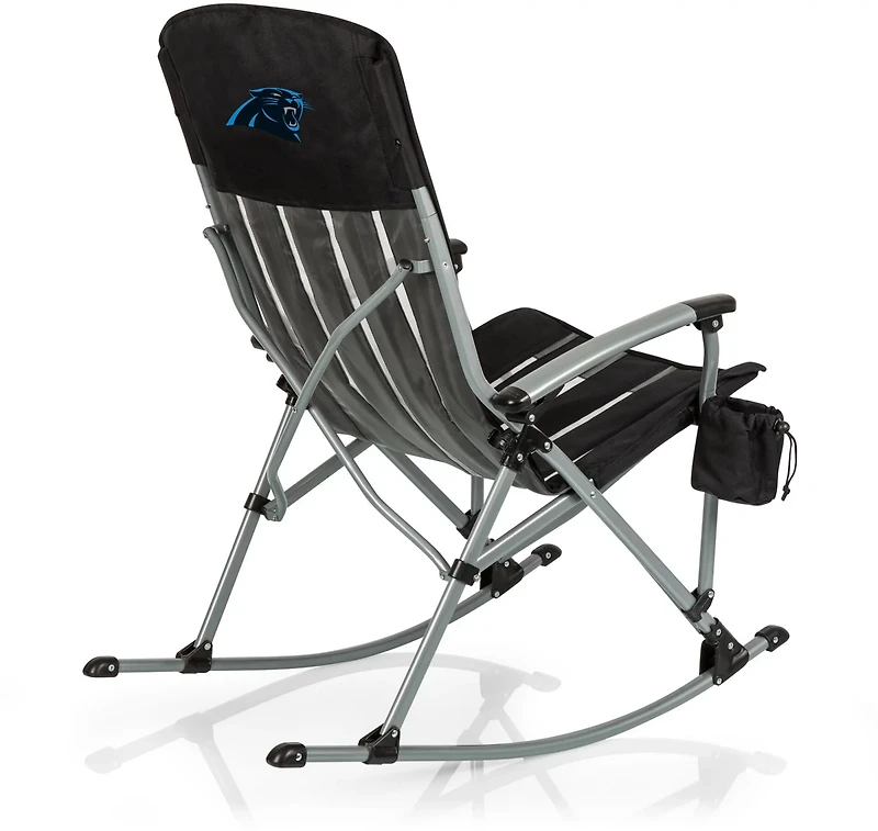 Picnic Time Carolina Panthers Outdoor Rocking Camp Chair