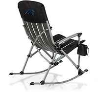 Picnic Time Carolina Panthers Outdoor Rocking Camp Chair