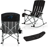 Picnic Time Carolina Panthers Outdoor Rocking Camp Chair