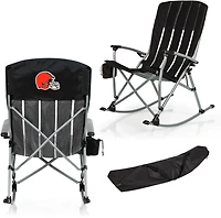 Picnic Time Cleveland Browns Outdoor Rocking Camp Chair