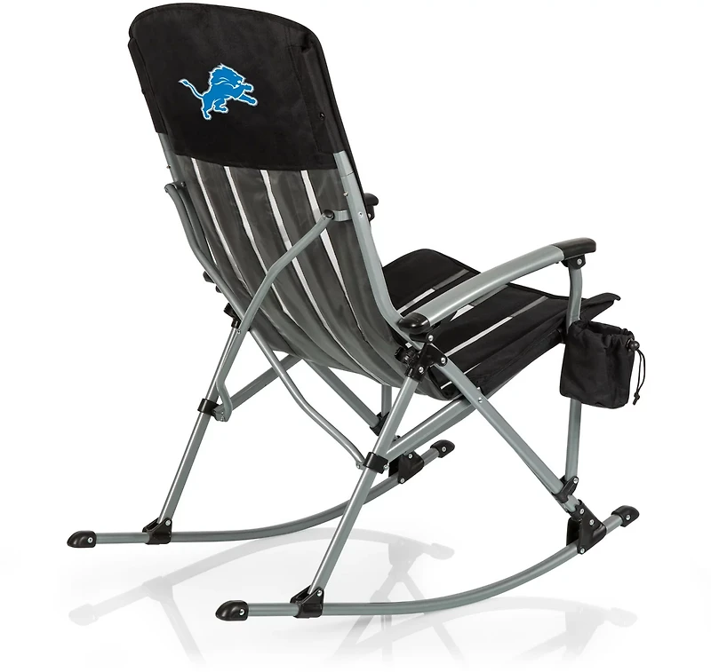 Picnic Time Detroit Lions Outdoor Rocking Camp Chair