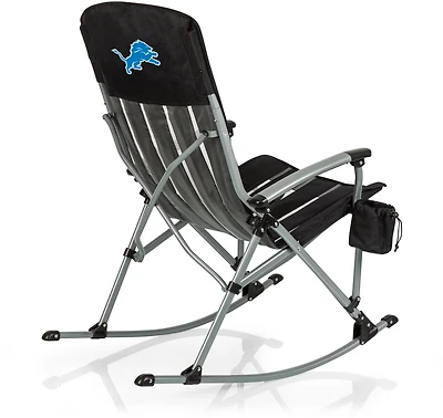 Picnic Time Detroit Lions Outdoor Rocking Camp Chair