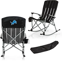 Picnic Time Detroit Lions Outdoor Rocking Camp Chair