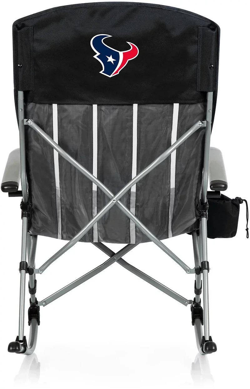 Picnic Time Houston Texans Outdoor Rocking Camp Chair