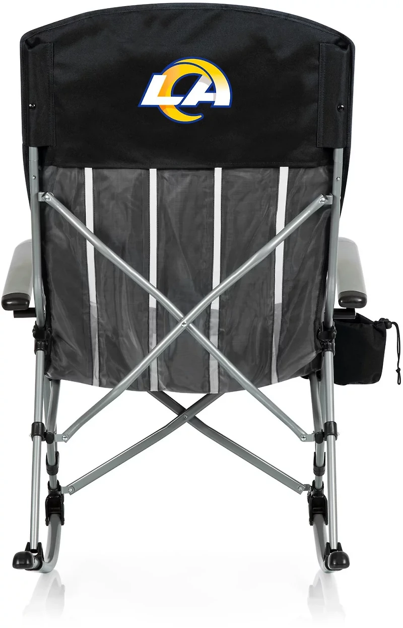 Picnic Time Los Angeles Rams Outdoor Rocking Camp Chair