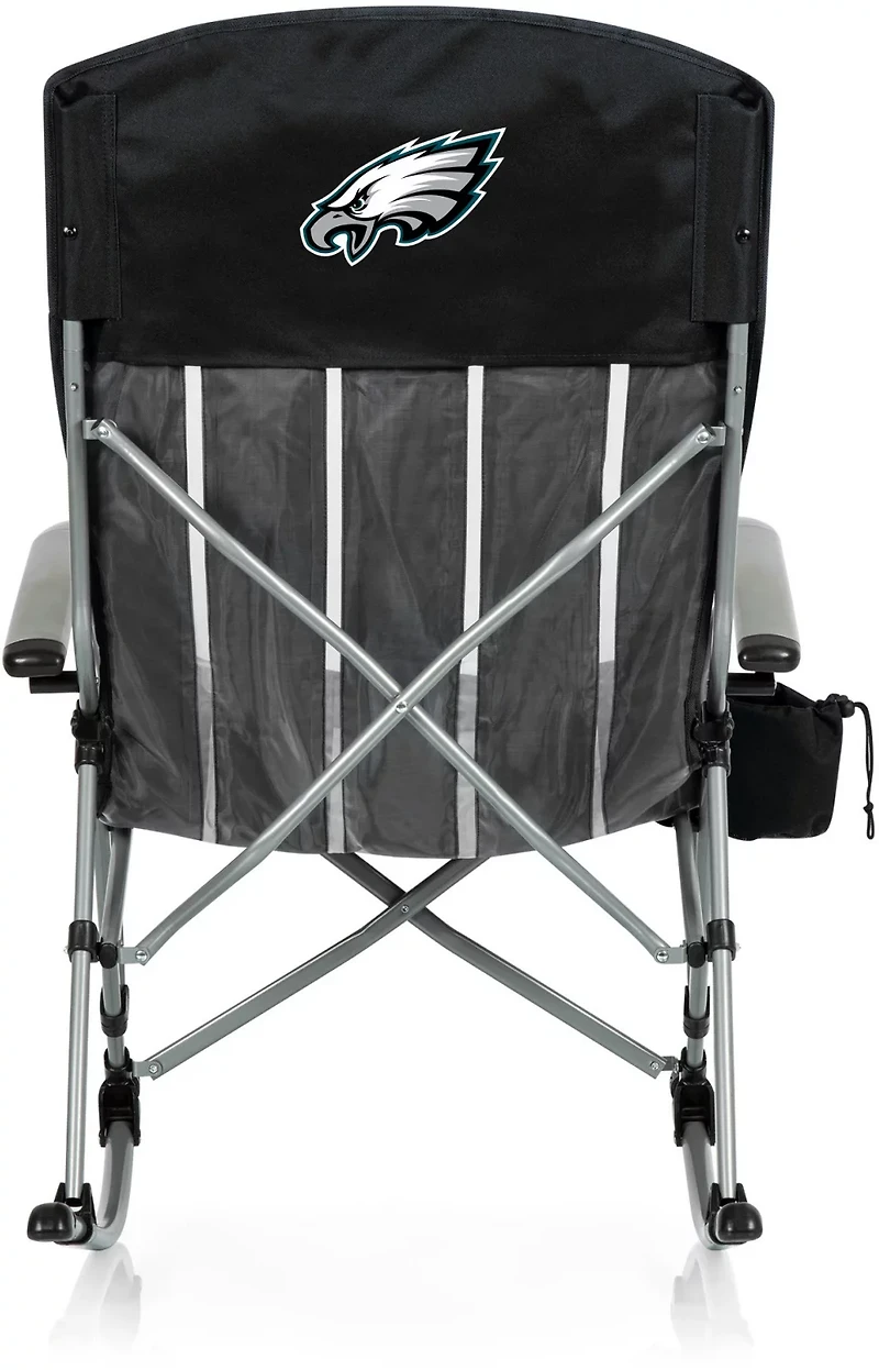 Picnic Time Philadelphia Eagles Outdoor Rocking Camp Chair