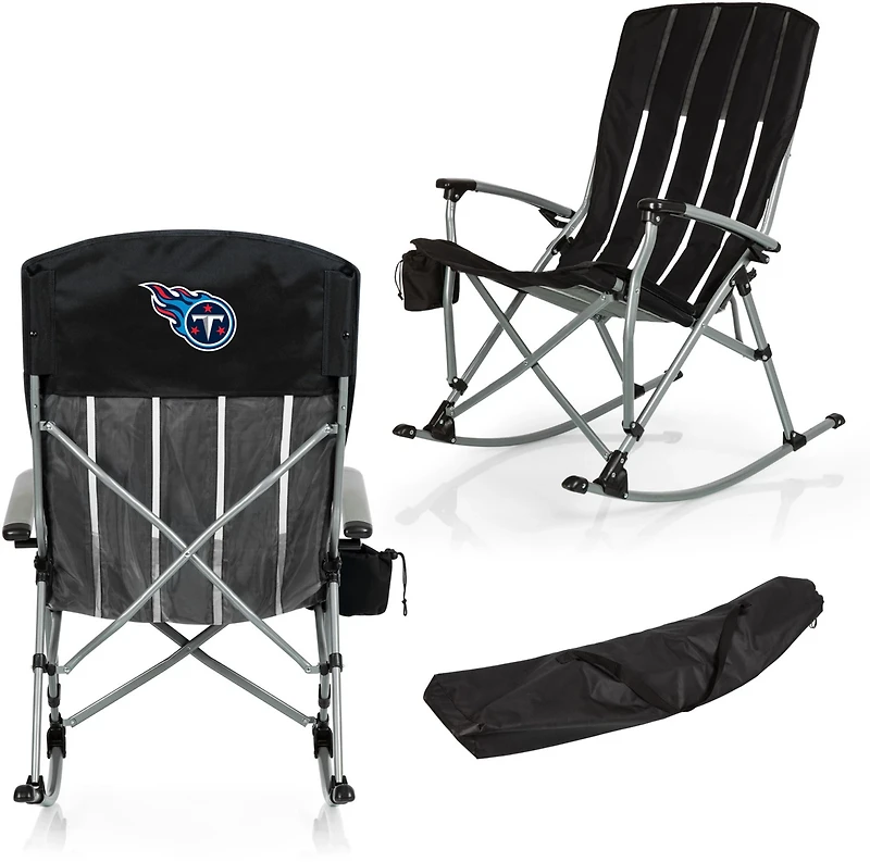 Picnic Time Tennessee Titans Outdoor Rocking Camp Chair