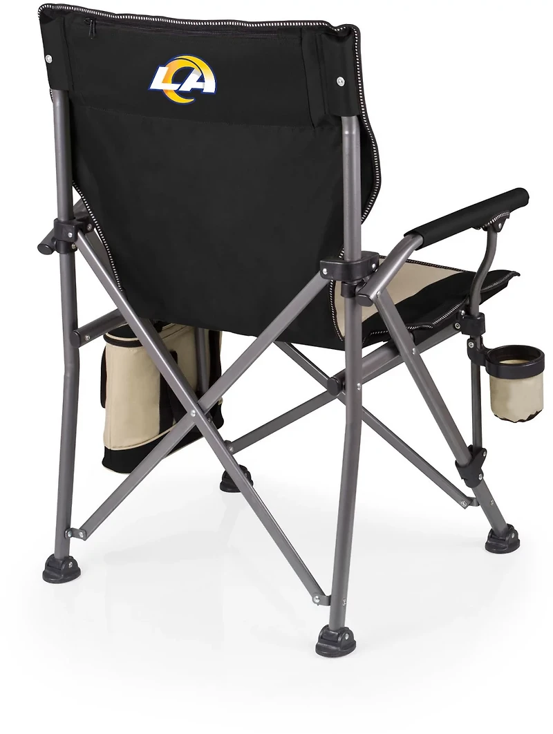 Picnic Time Los Angeles Rams Outlander Folding Camp Chair with Cooler