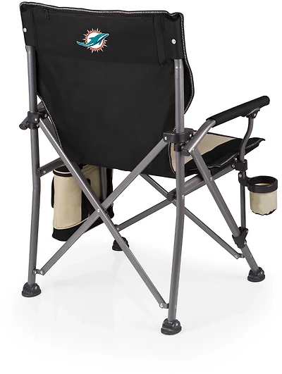 Picnic Time Miami Dolphins Outlander Folding Camp Chair with Cooler