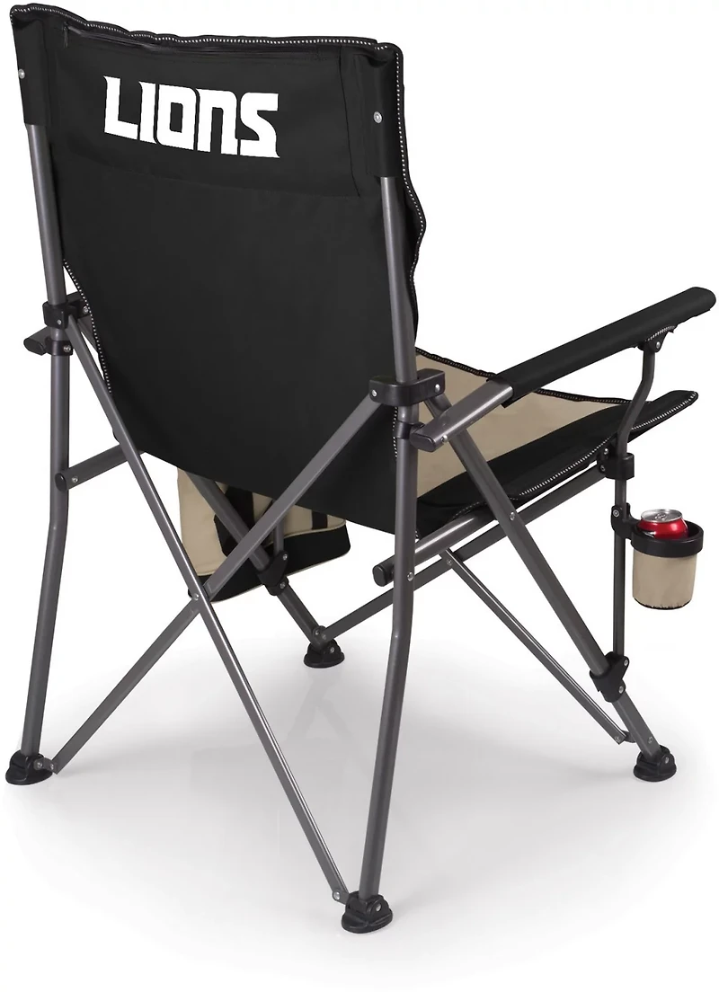 Picnic Time Detroit Lions Team Big Bear XXL Camp Chair with Cooler