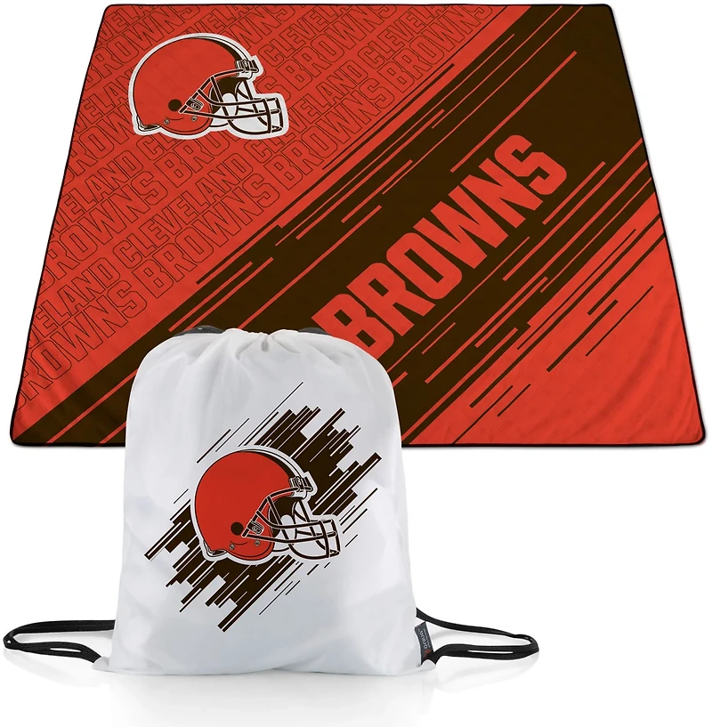 Picnic Time Cleveland Browns Impresa Picnic Blanket