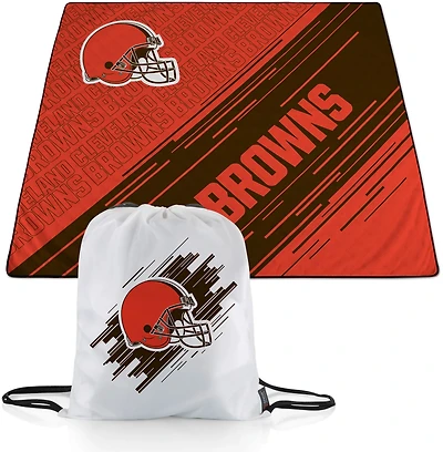 Picnic Time Cleveland Browns Impresa Picnic Blanket