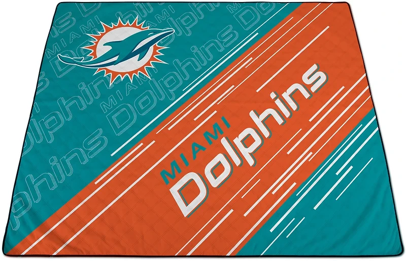 Picnic Time Miami Dolphins Impresa Picnic Blanket