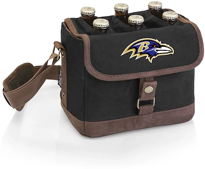 Picnic Time Baltimore Ravens Beer Caddy Cooler Tote with Opener