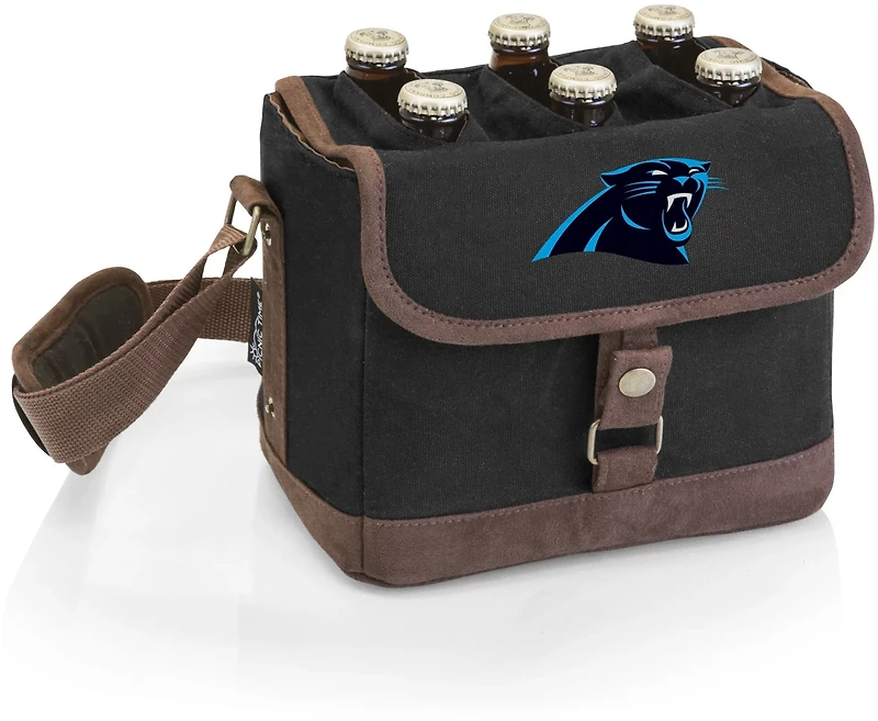 Picnic Time Carolina Panthers Beer Caddy Cooler Tote with Opener
