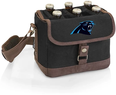 Picnic Time Carolina Panthers Beer Caddy Cooler Tote with Opener