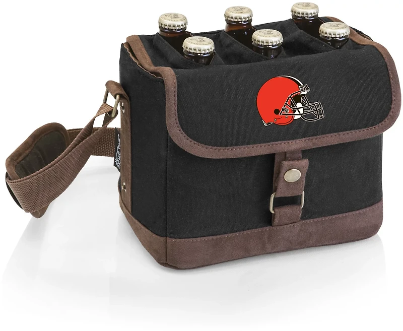 Picnic Time Cleveland Browns Beer Caddy Cooler Tote with Opener