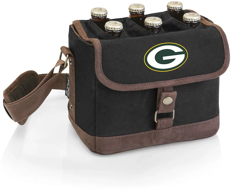 Picnic Time Green Bay Packers Beer Caddy Cooler Tote with Opener