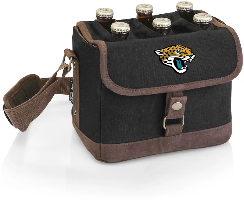 Picnic Time Jacksonville Jaguars Beer Caddy Cooler Tote with Opener