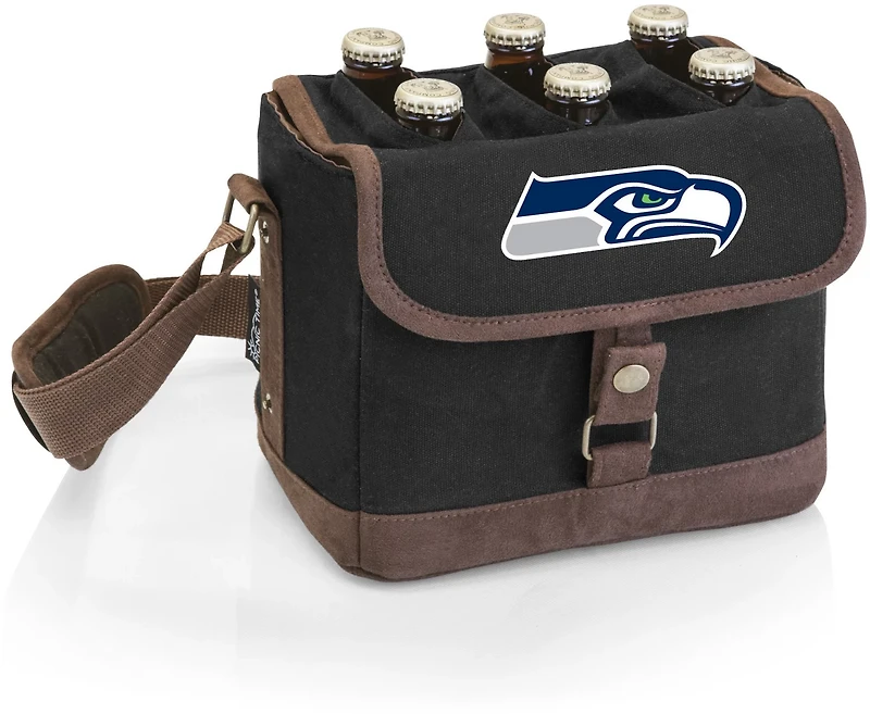 Picnic Time Seattle Seahawks Beer Caddy Cooler Tote with Opener