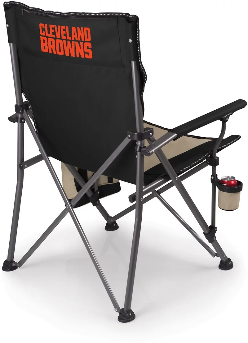 Picnic Time Cleveland Browns Team Big Bear XXL Camp Chair with Cooler