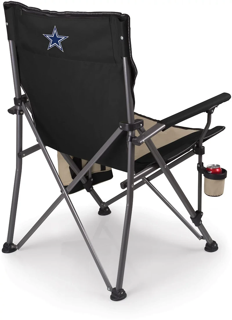 Picnic Time Dallas Cowboys Logo Big Bear XXL Camp Chair with Cooler