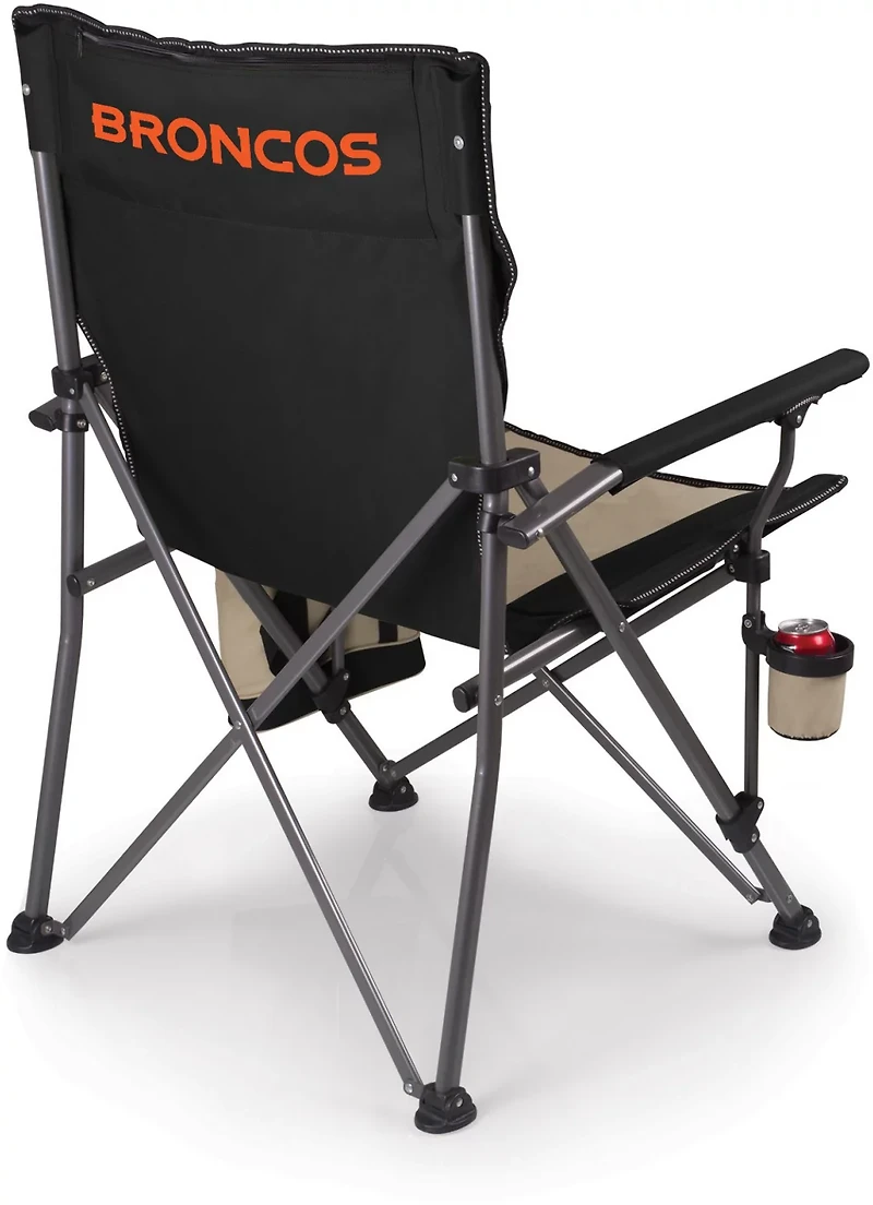 Picnic Time Denver Broncos Team Big Bear XXL Camp Chair with Cooler