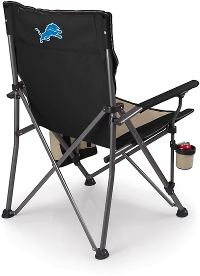 Picnic Time Detroit Lions Logo Big Bear XXL Camp Chair with Cooler