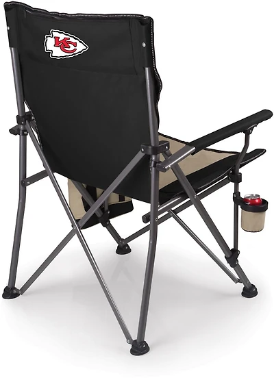 Picnic Time Kansas City Chiefs Logo Big Bear XXL Camp Chair with Cooler
